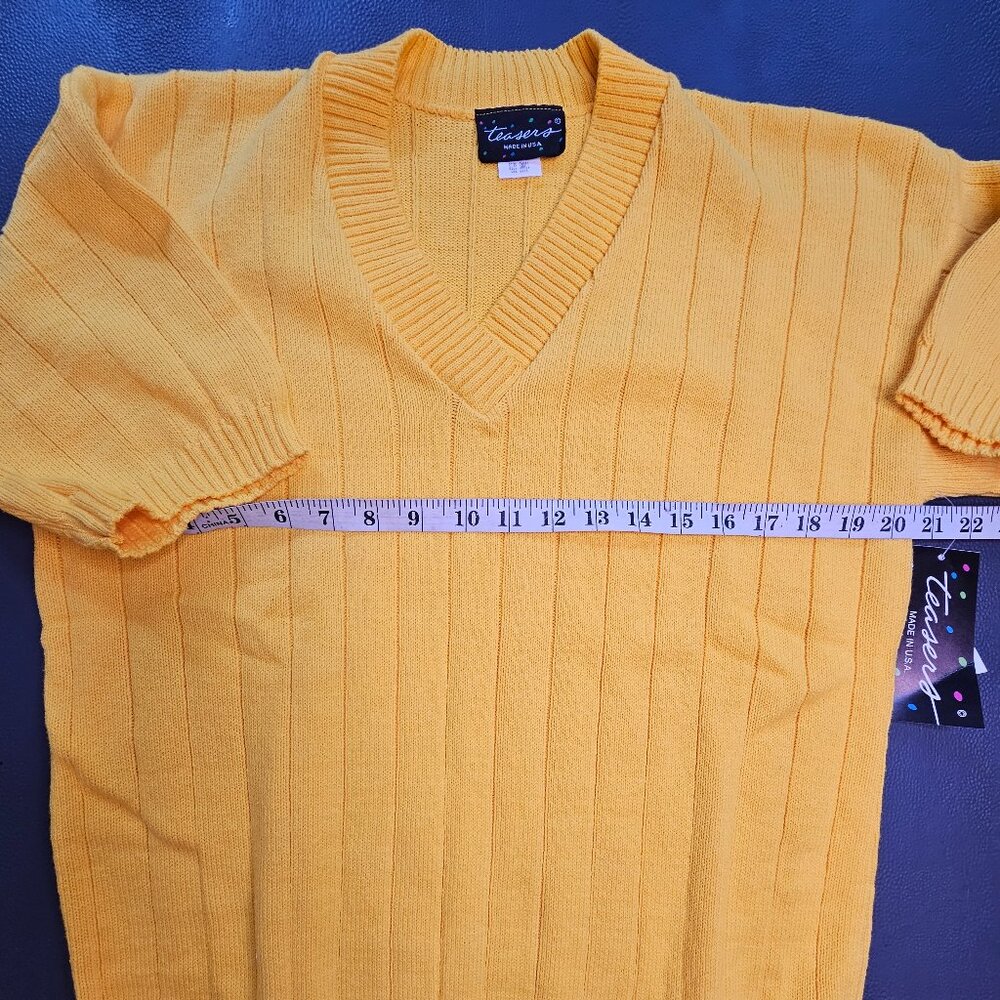 Vintage Teasers Yellow Sweater